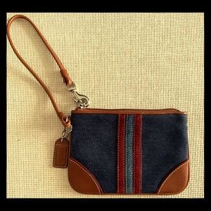 Coach Blue Jean Wristlet